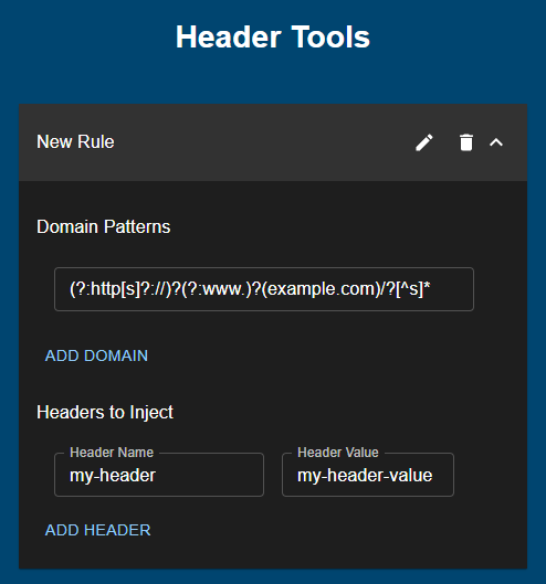 HeaderTools screenshot