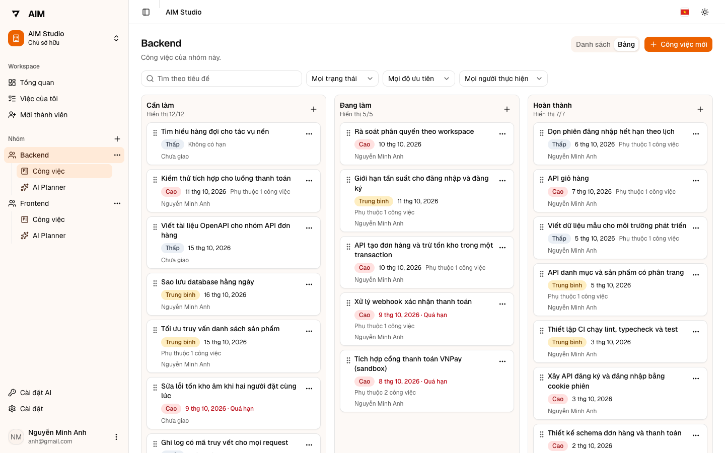 [Fullstack Developer] Ngo Thanh Dat - Task Management System by ...