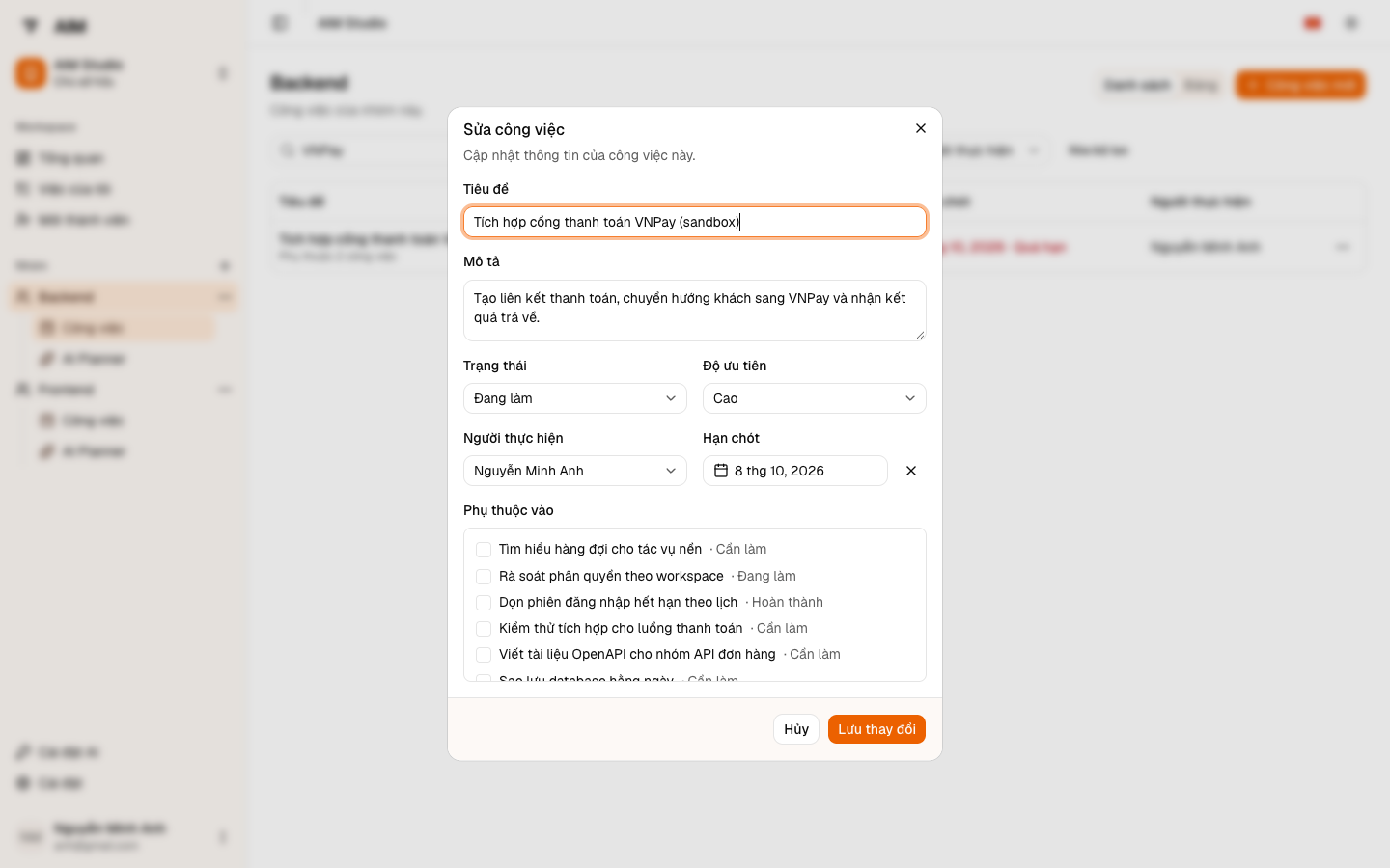 [Fullstack Developer] Ngo Thanh Dat - Task Management System by ...