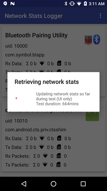 Retrieving stats