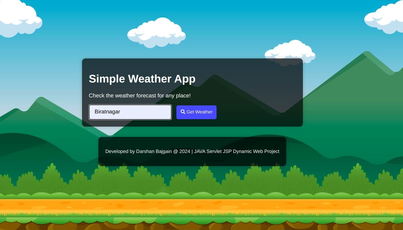 WeatherApp Screenshot