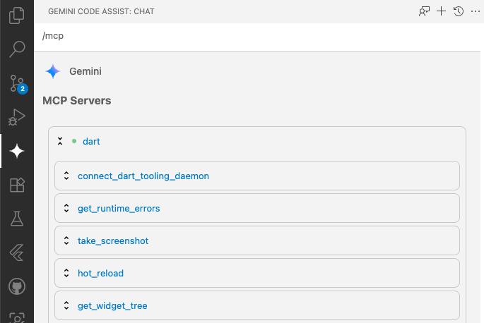 Gemini Code Assist list MCP tools Gemini Code Assist list mcp tools