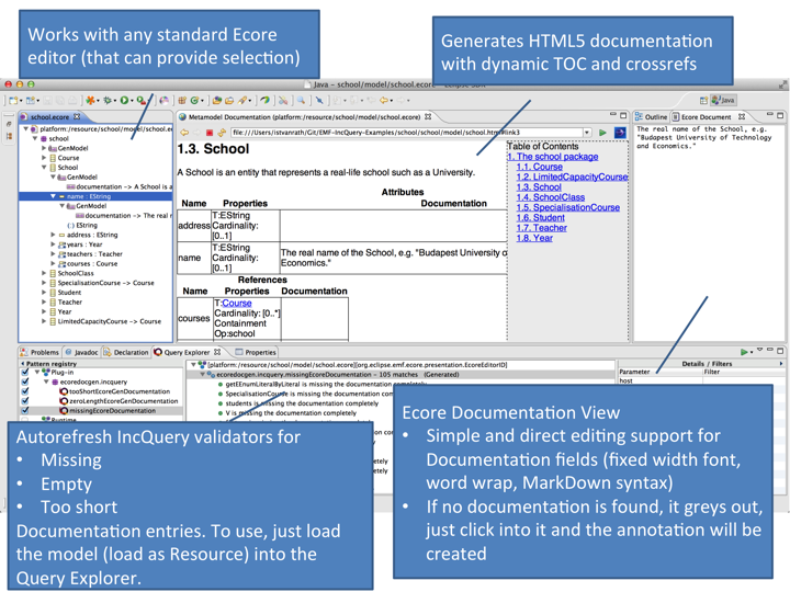 EcoreDocGen screenshot