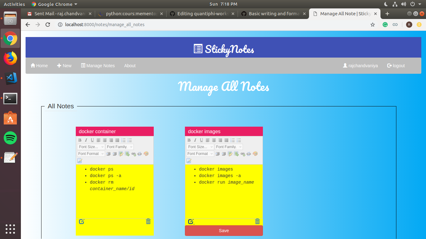 GitHub - das-raj/sticky-notes-dockerized: A django website ...