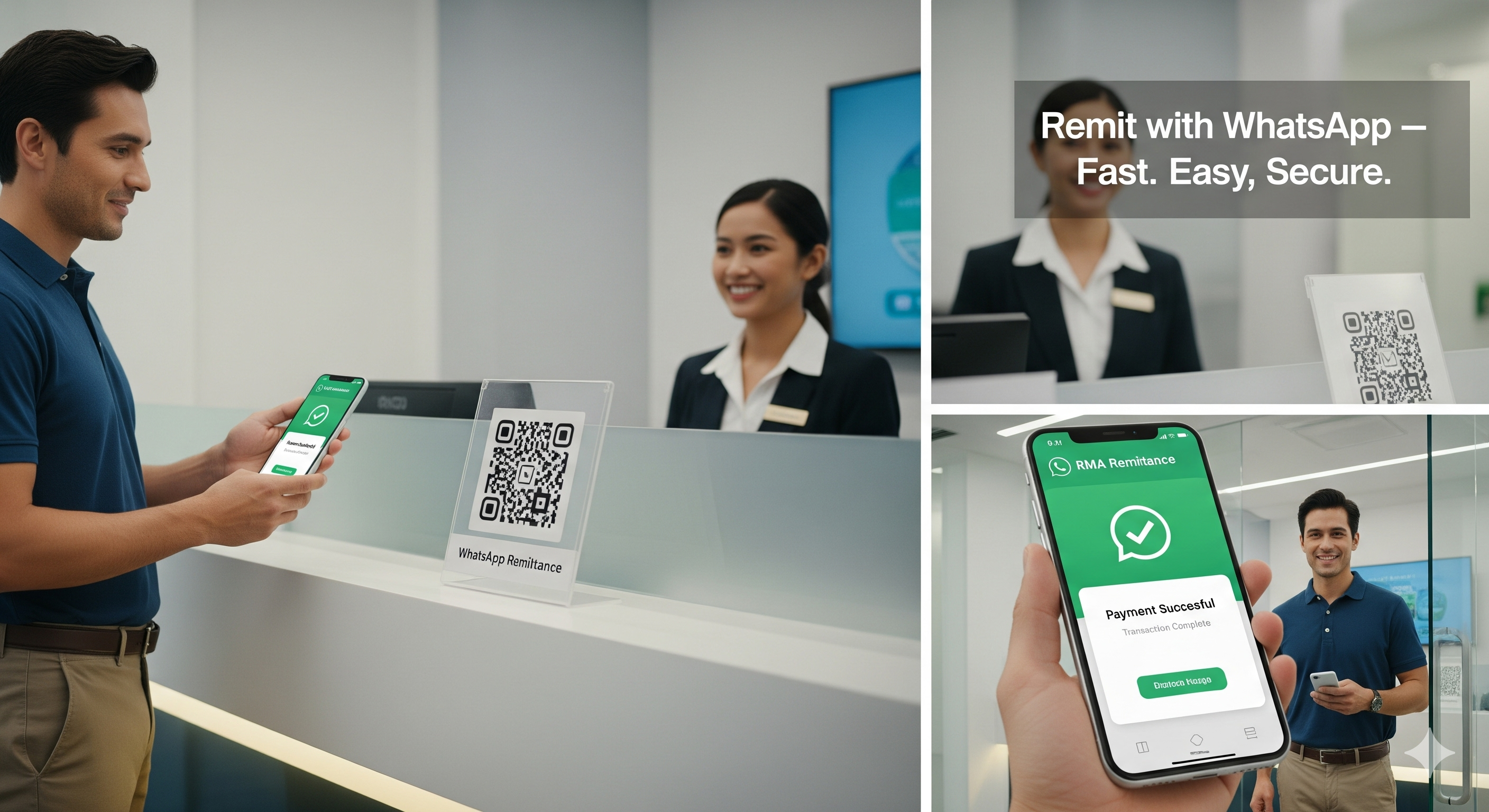 WhatsApp Remittance QR