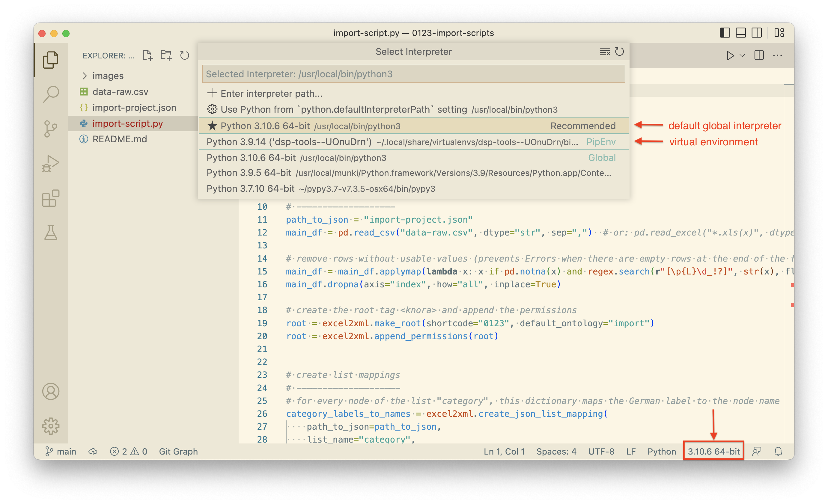 python interpreter