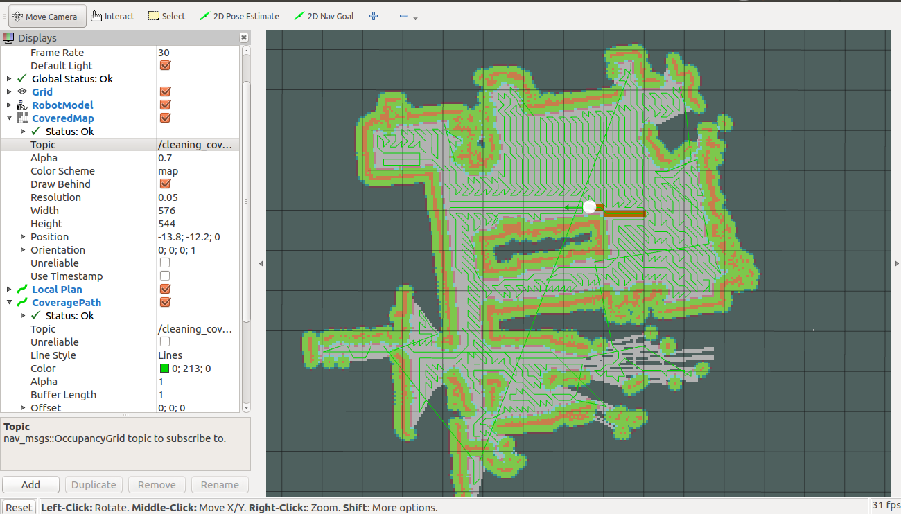 cleaning with movebase