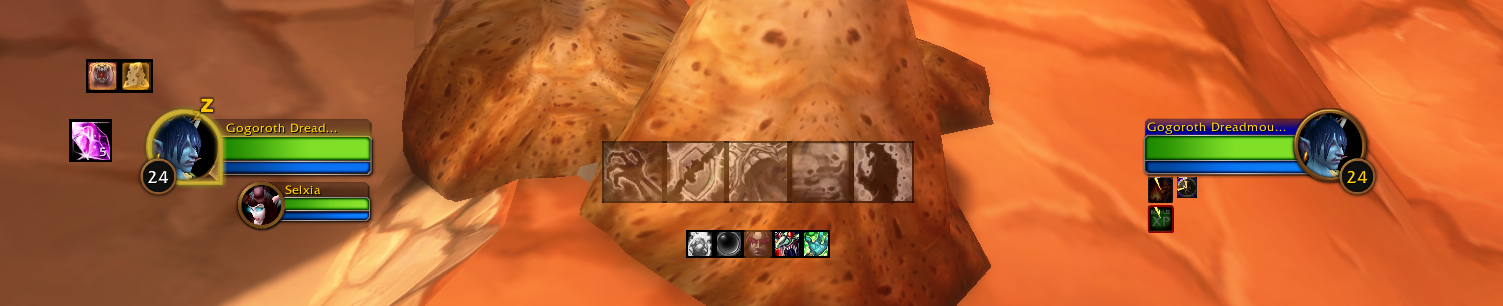 Warlock HUD in play