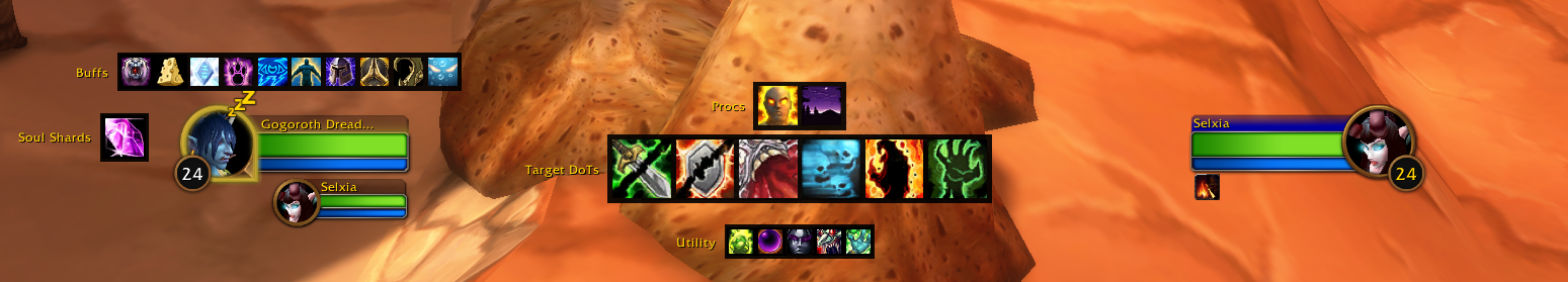 All HUD bars in demo mode