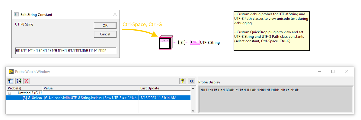 G-Unicode custom probe