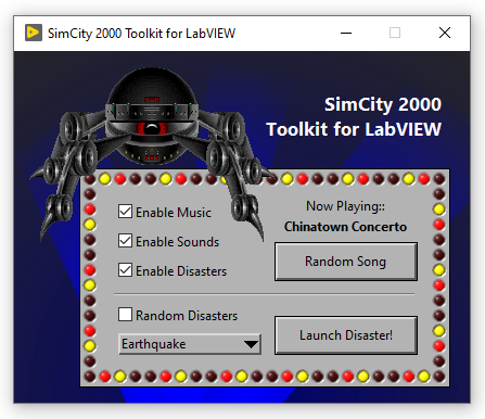 SimCity 2000 Toolkit For LabVIEW - Click for video