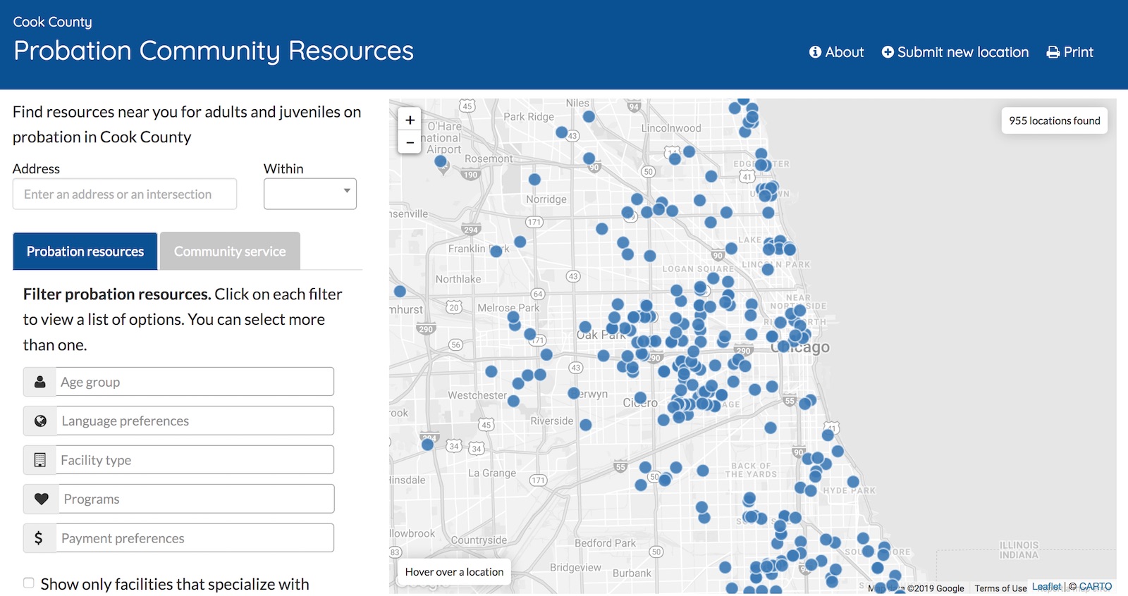 Probation Community Resources