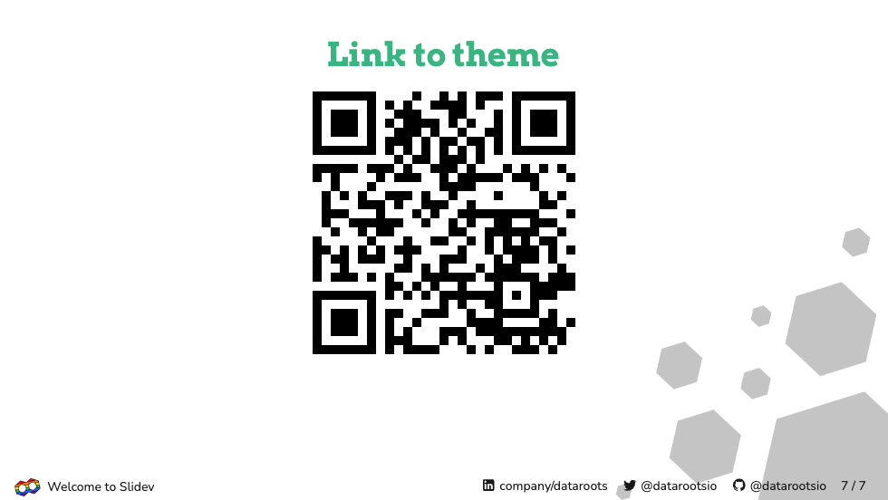 qrcode slide