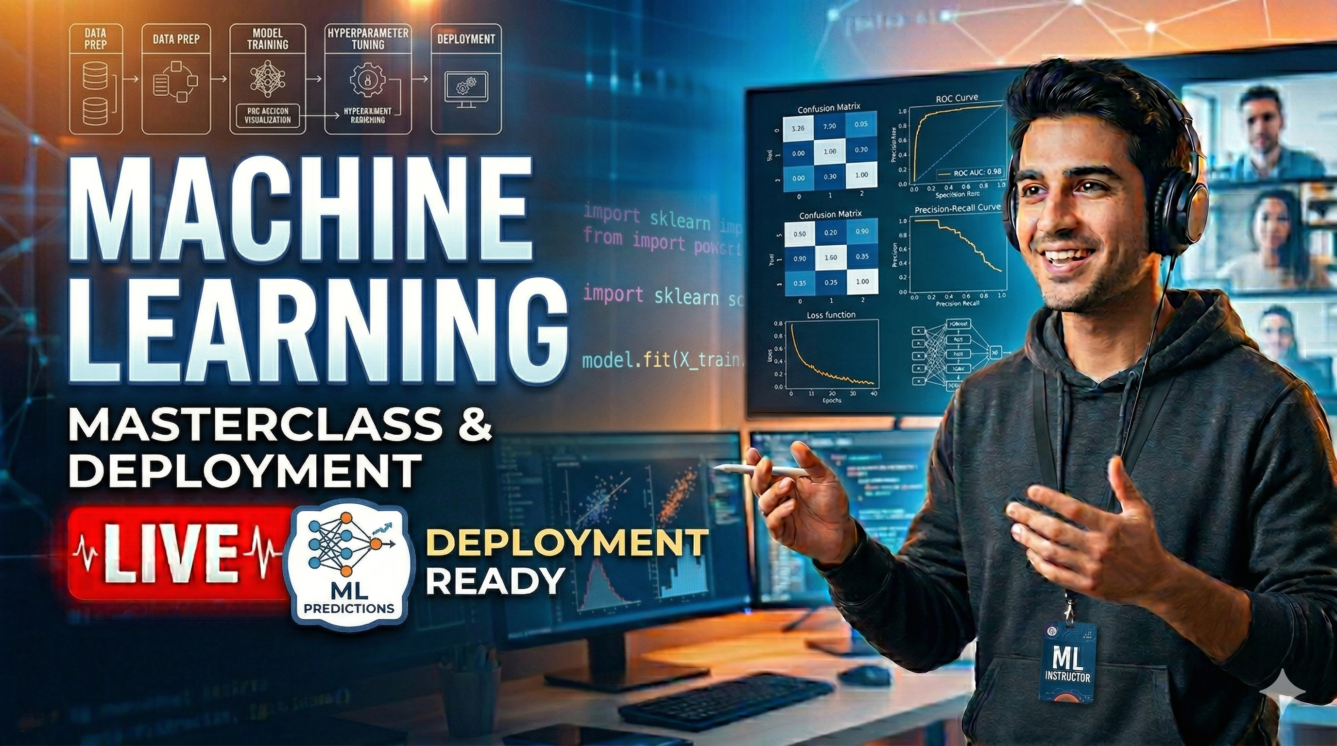 Machine Learning Foundations: Beginner to Practical ML (Live)