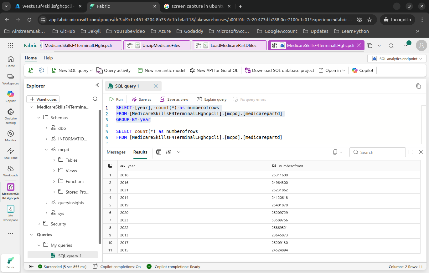 Sql Script Fabric GitHub - DataSnowman/skills-for-fabric-load-medicare-data · GitHub