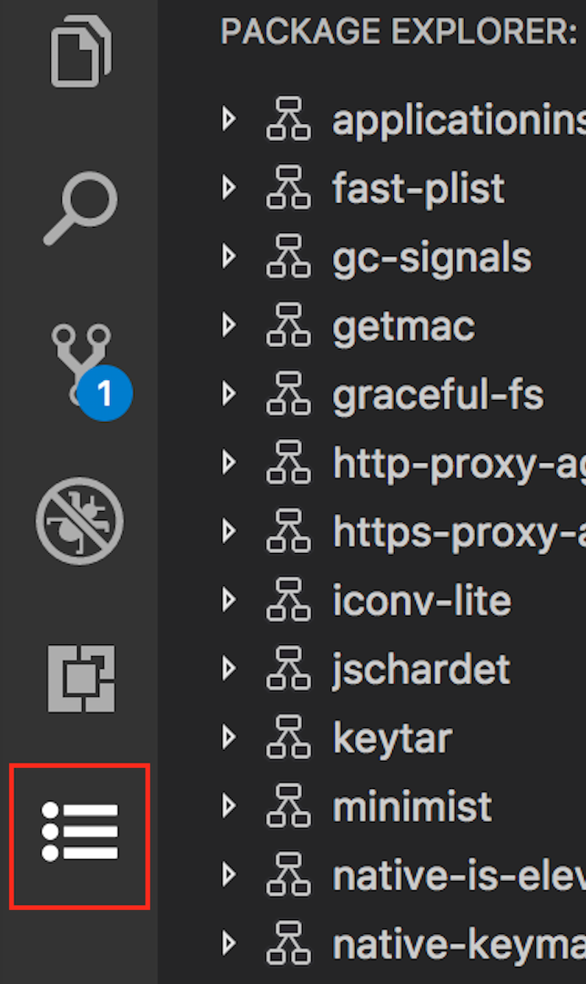VS Code 官方 Tree View 独立活动栏与侧边栏