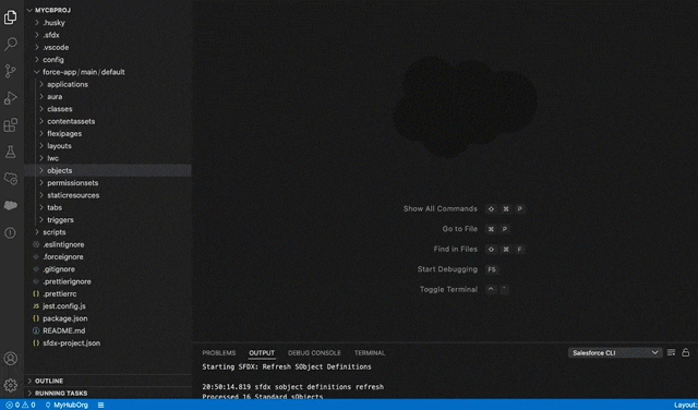 Salesforce Extension Pack 在 VS Code 中连接组织并读取对象