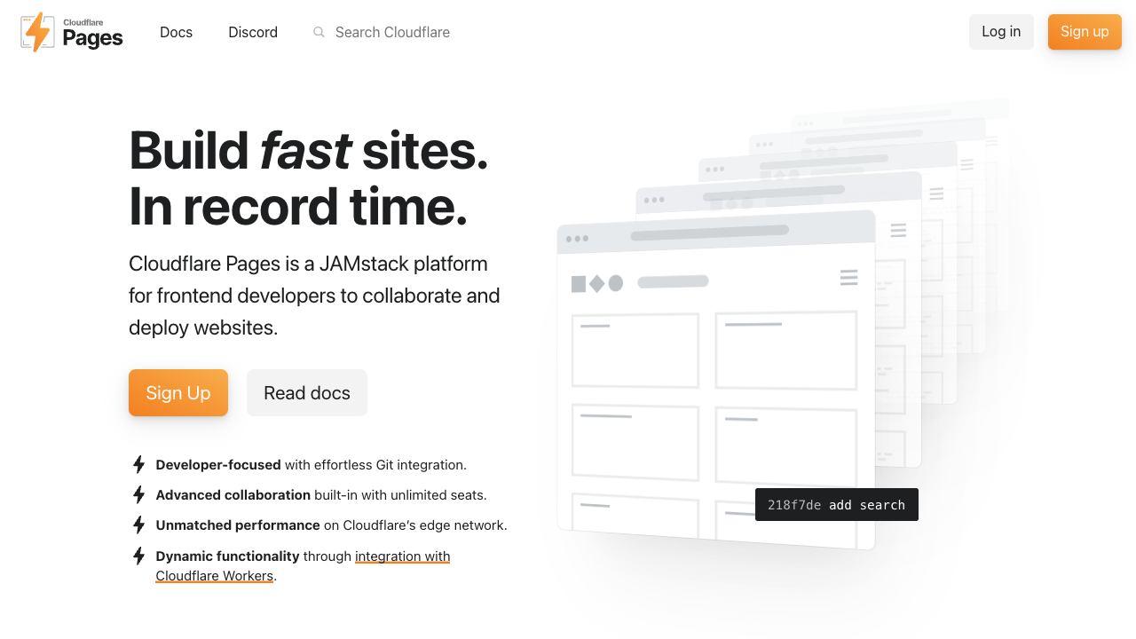 Cloudflare Pages 首页
