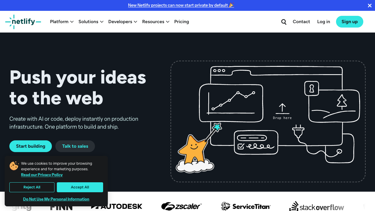 Netlify 首页
