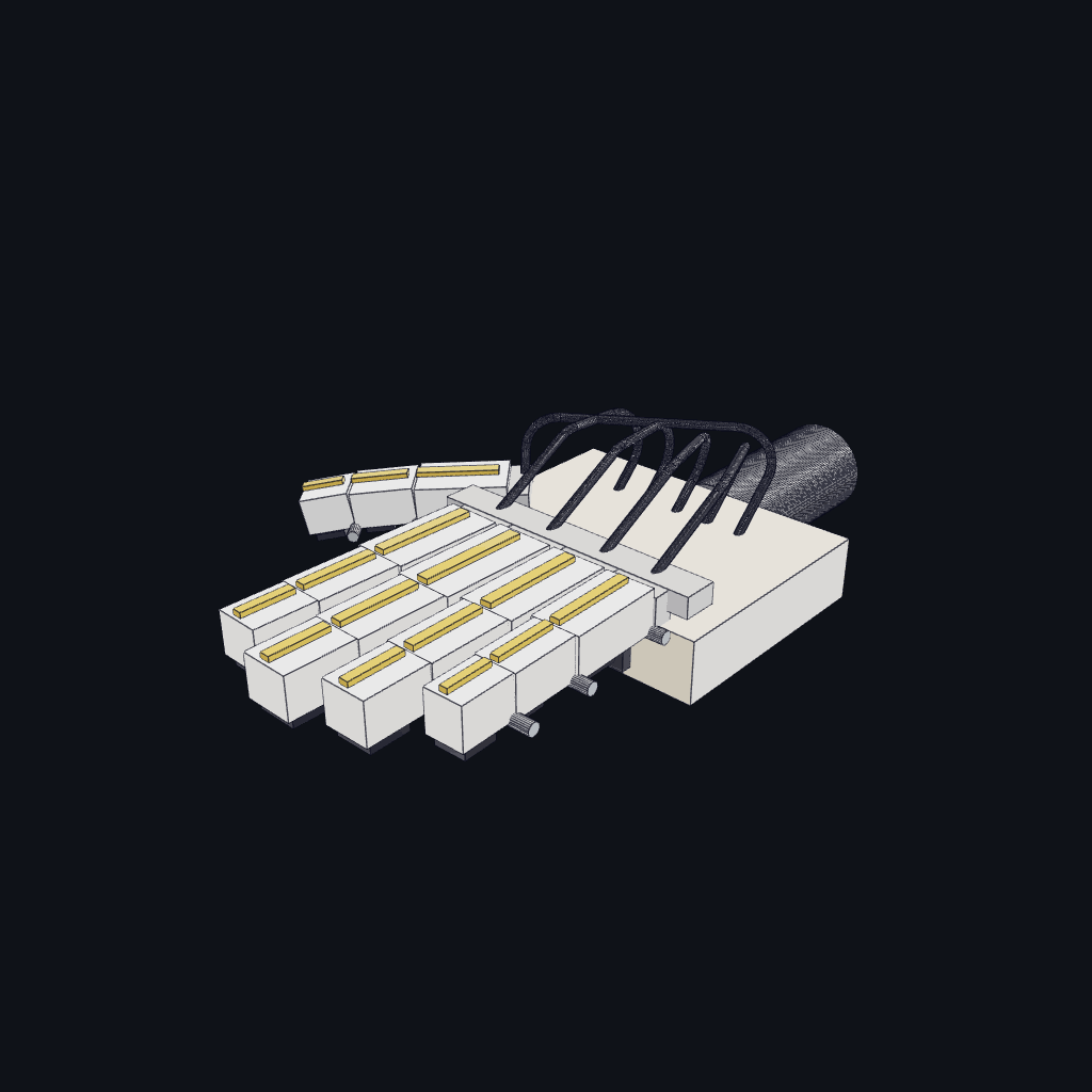 本地参数驱动的 ForgeCAD 灵巧手动作 GIF
