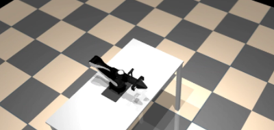 Robotic Arm Light and Shadow Rendering