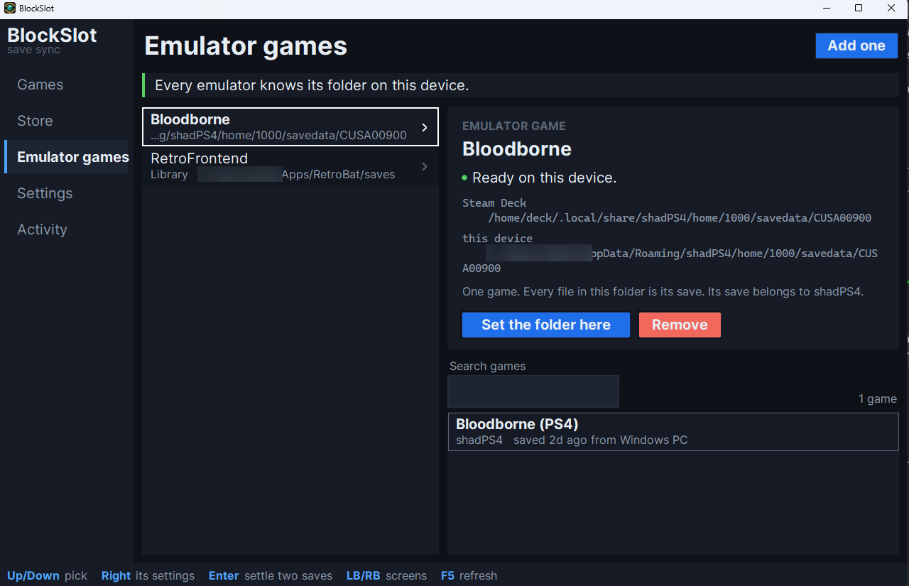 Emulator games