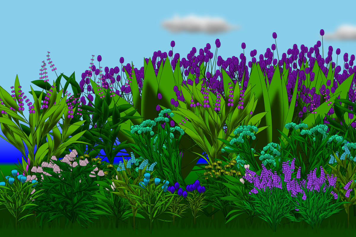 GitHub - dattasid/ProcFlower: Procedural Wildflowers