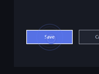 Ripple rings on the button the agent clicked