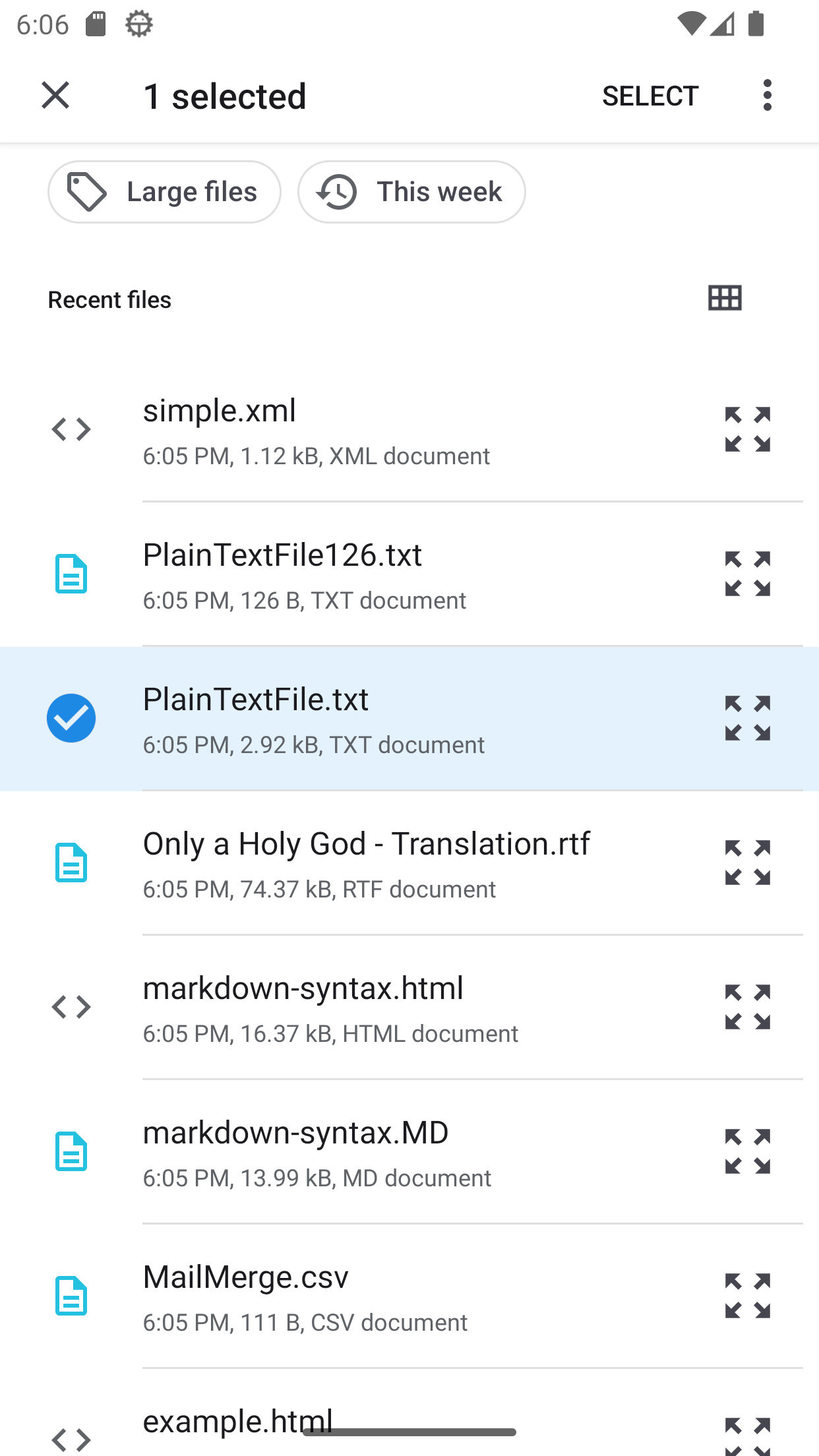 Android Open File Picker