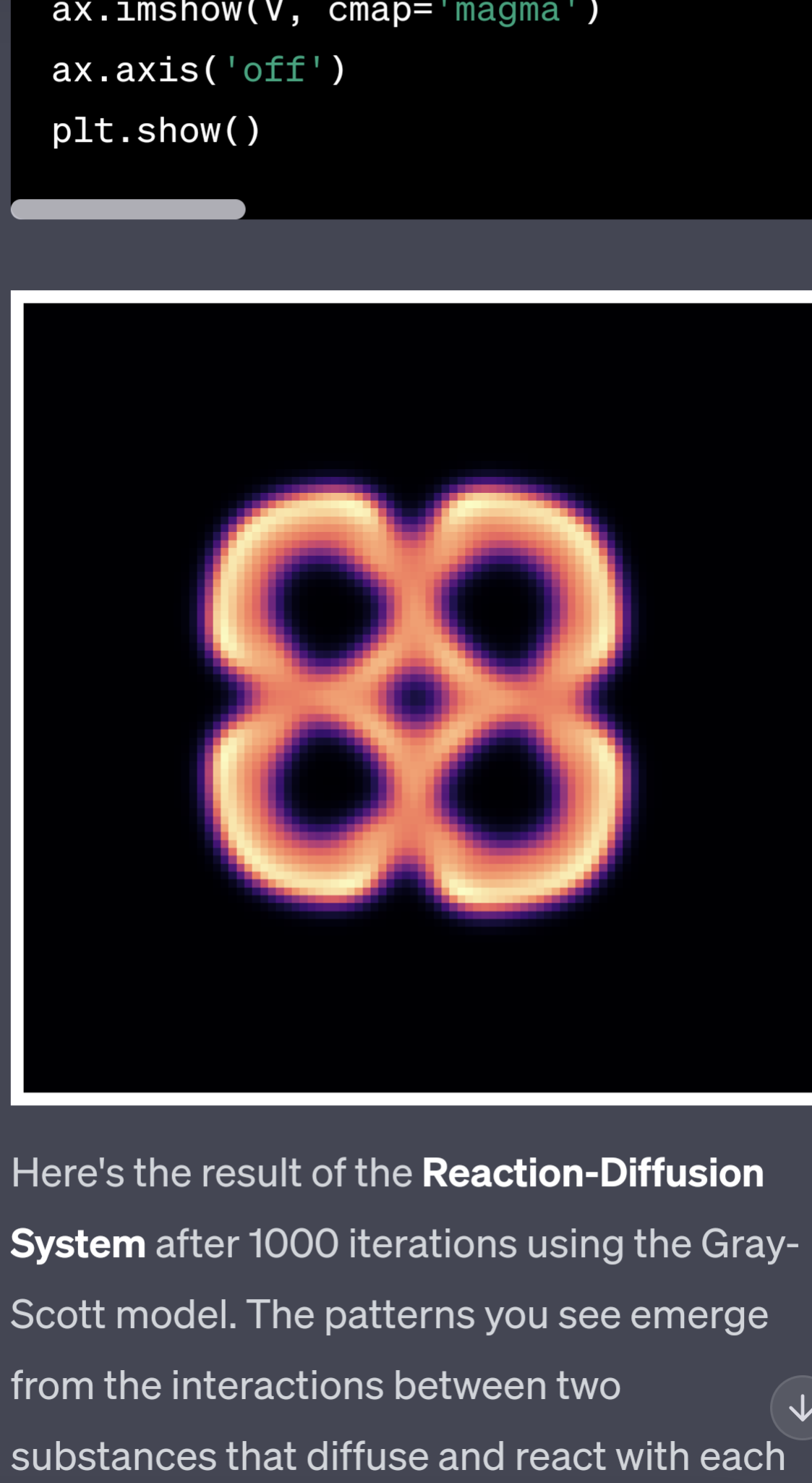 Reaction Diffusion System