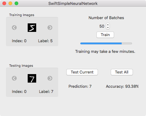 MNIST Example App Screenshot