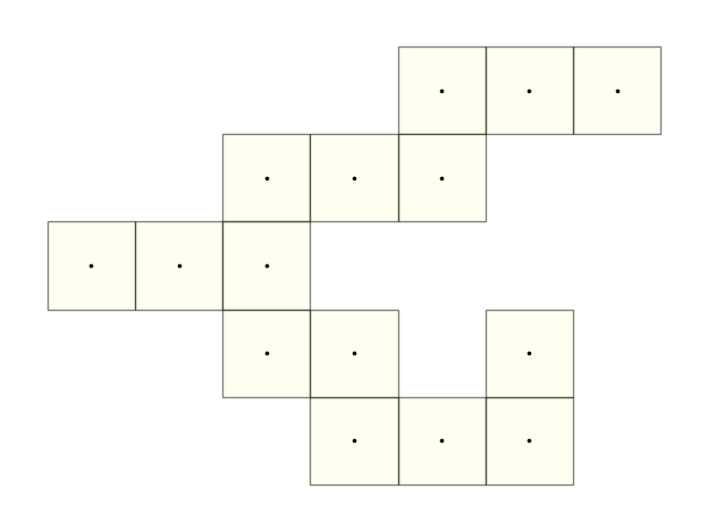 Largest Square Polyomino