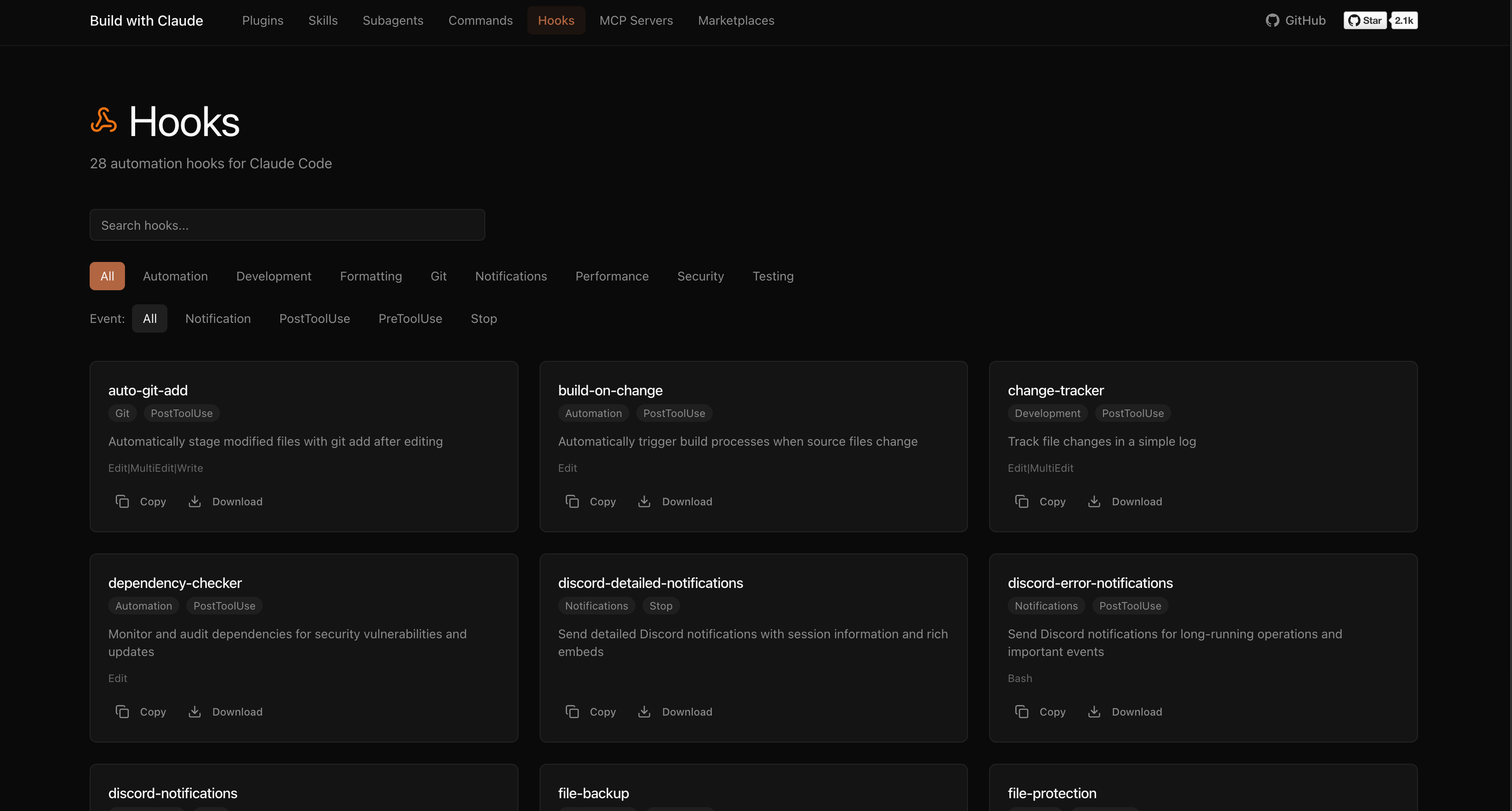 Browse Hooks