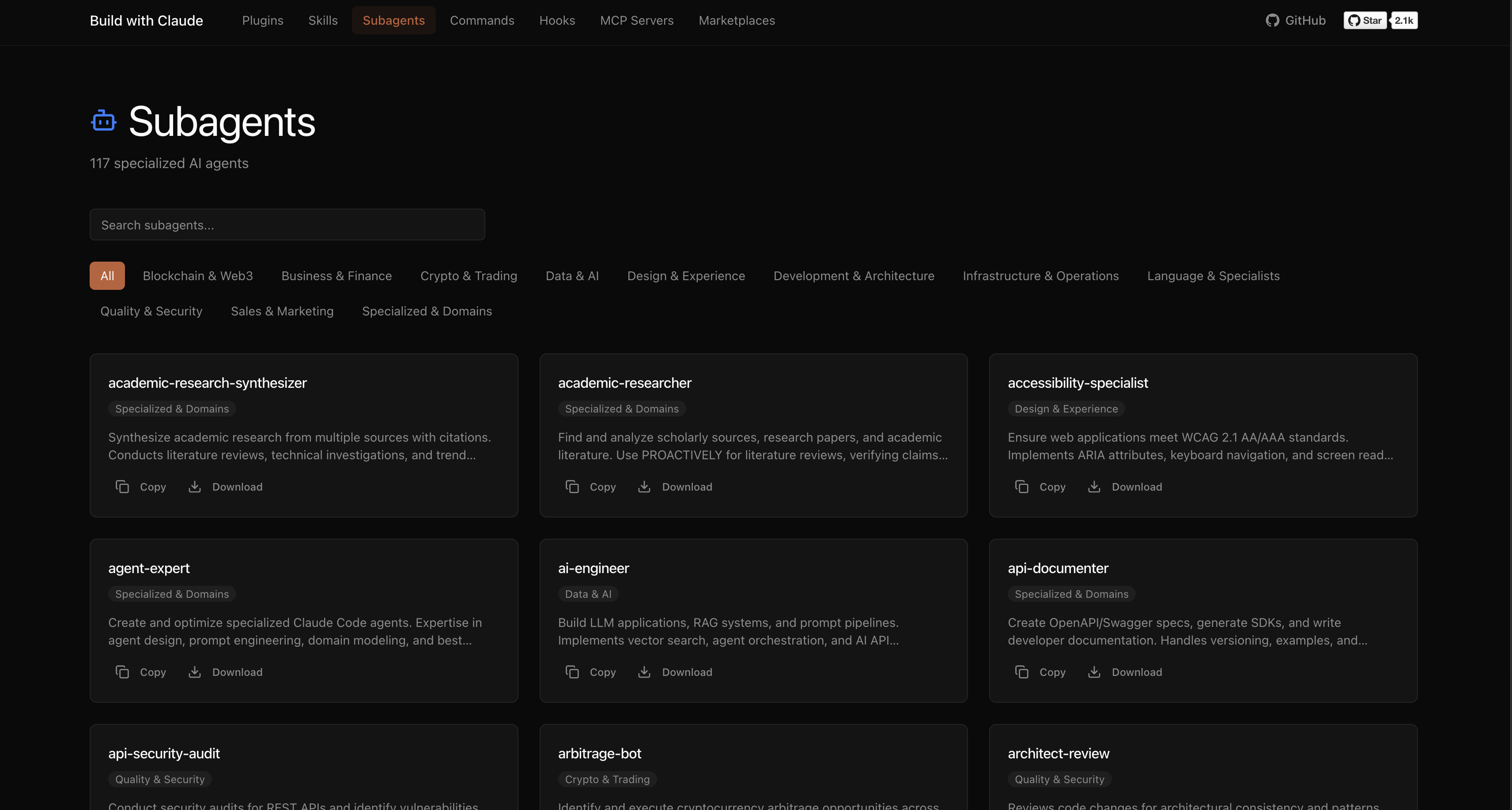 Browse Subagents