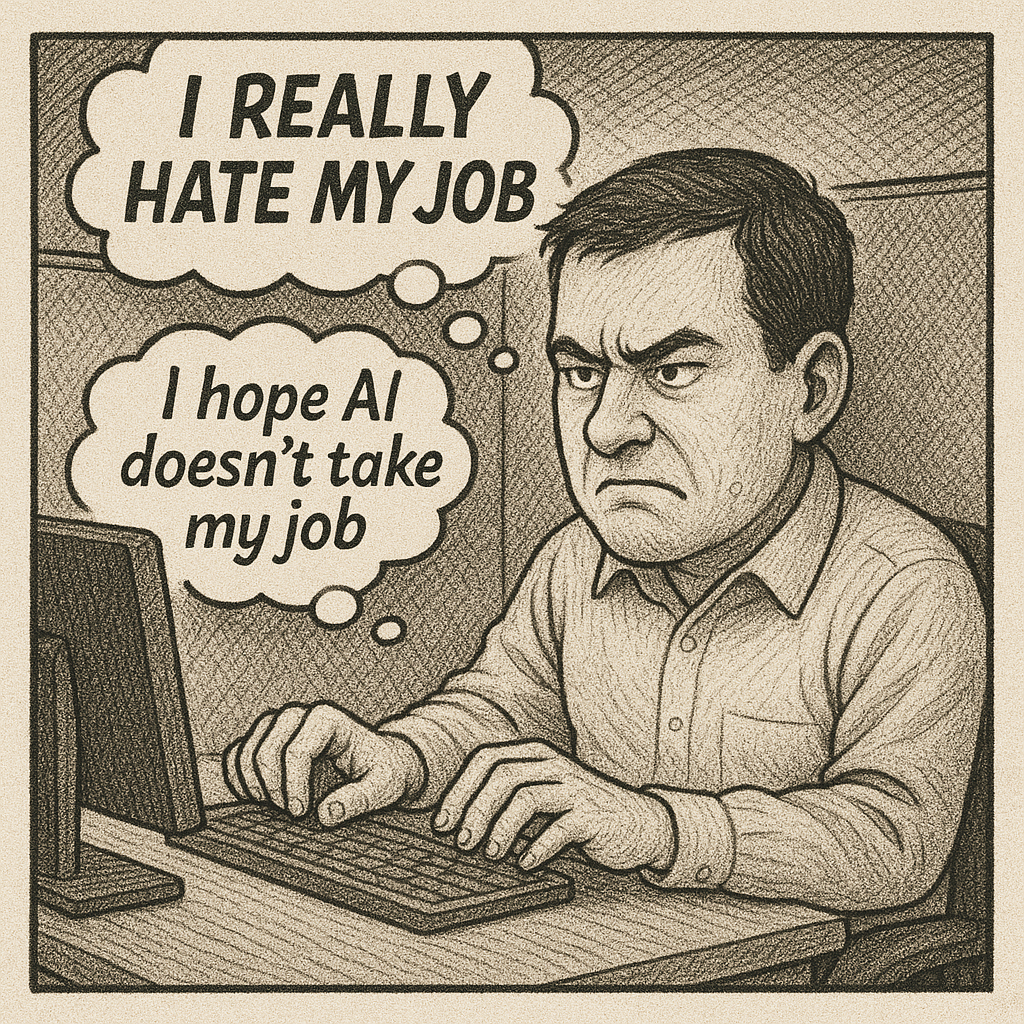 Duality of man - hating job