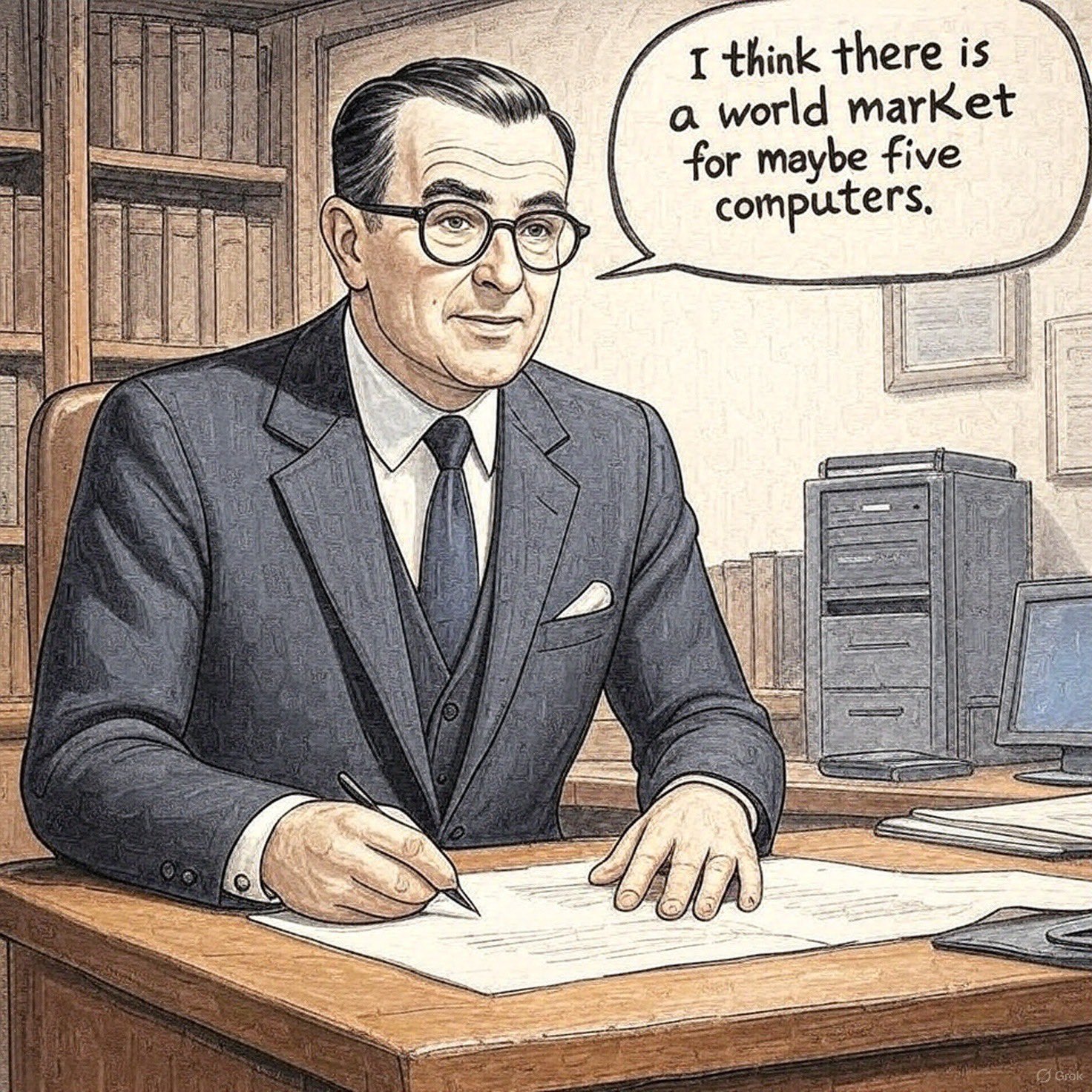 Five computers world market