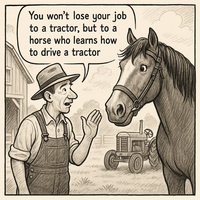 Horse tractor
