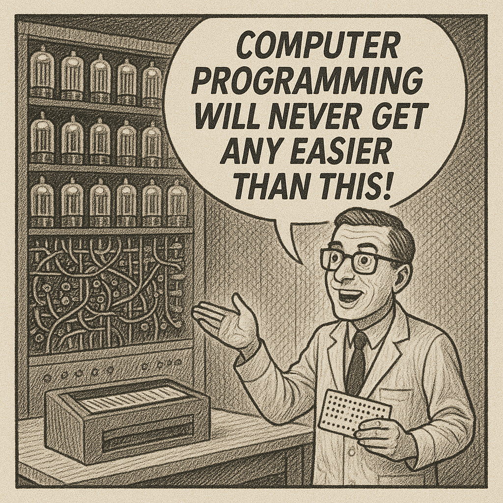 Punch card computer programming