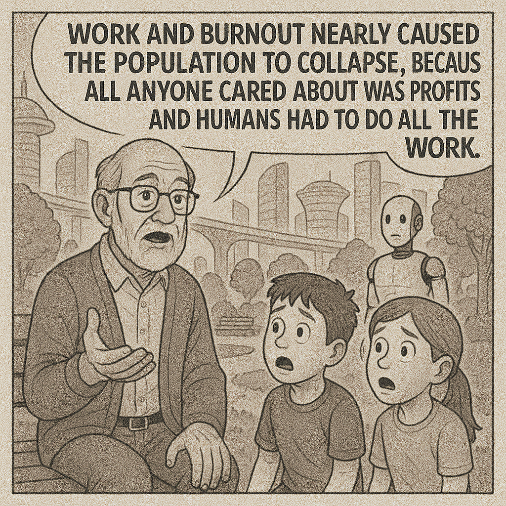 Work burnout population collapse 2