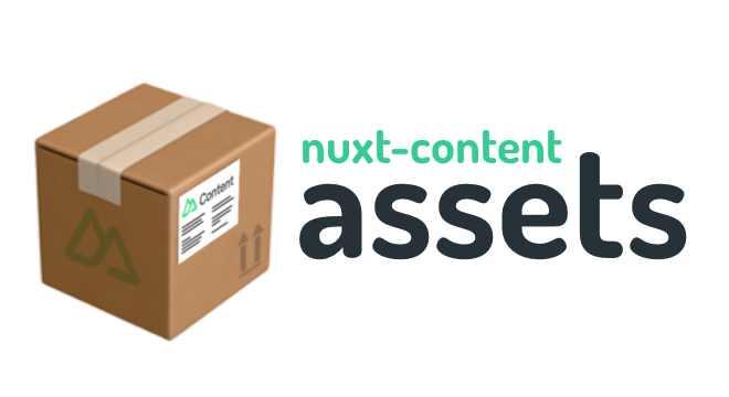 Nuxt Content Assets logo