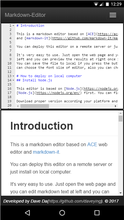 Markdown Editor