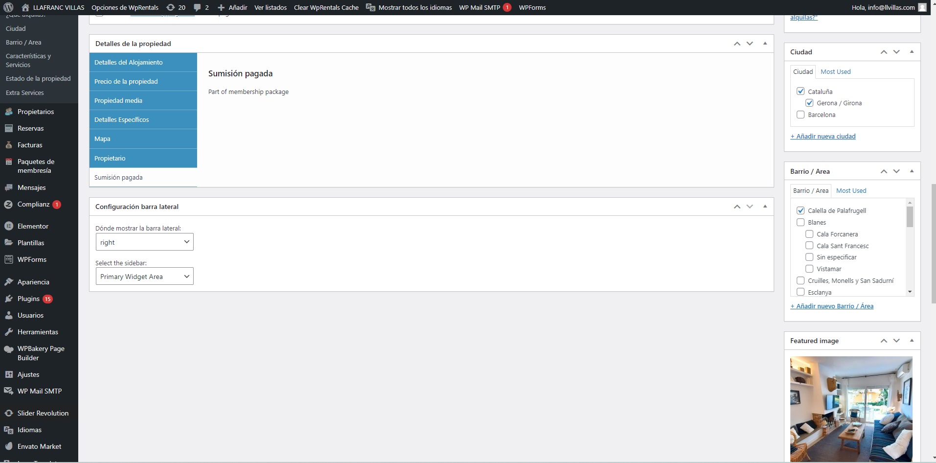 Detalle 8 — Configuración adicional