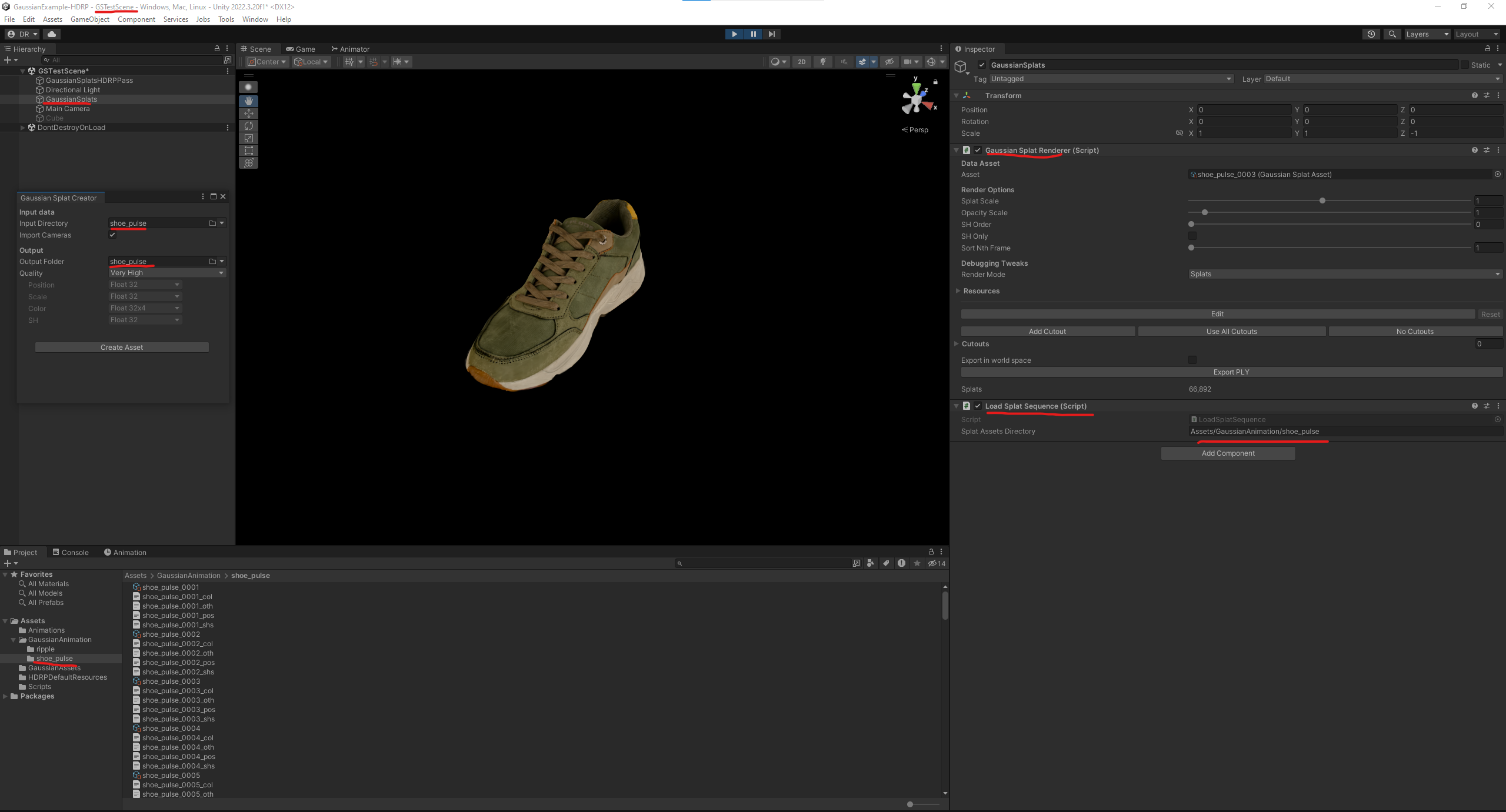Gaussian Splatting Unity Sequences. Gaussian Splatting Unity Sequences info.