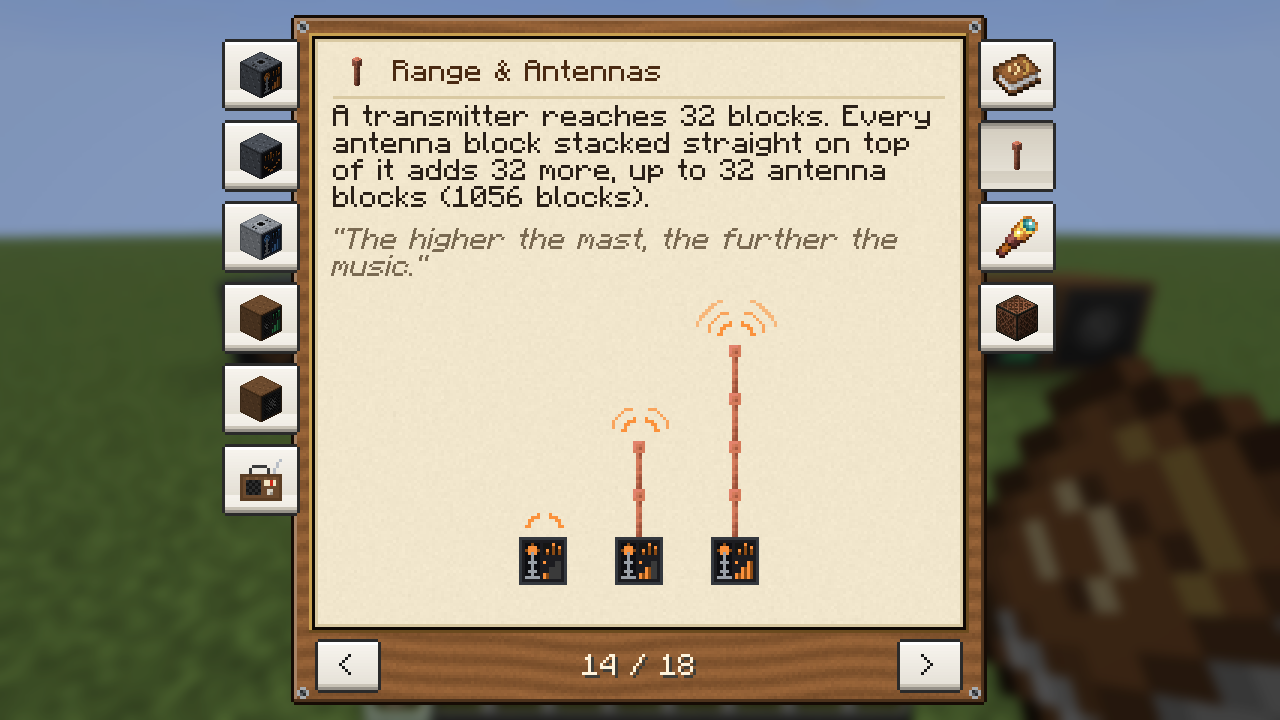 The guide book open on the Range & Antennas chapter