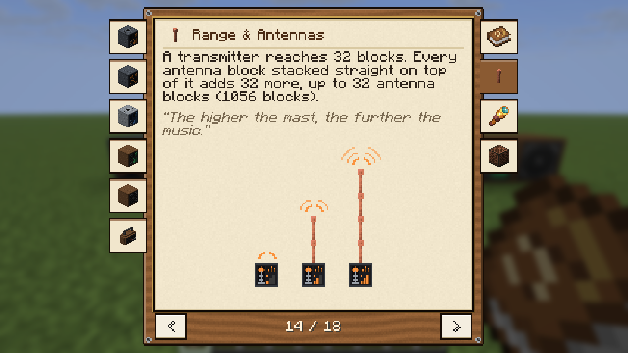 The guide book open on the Range & Antennas chapter