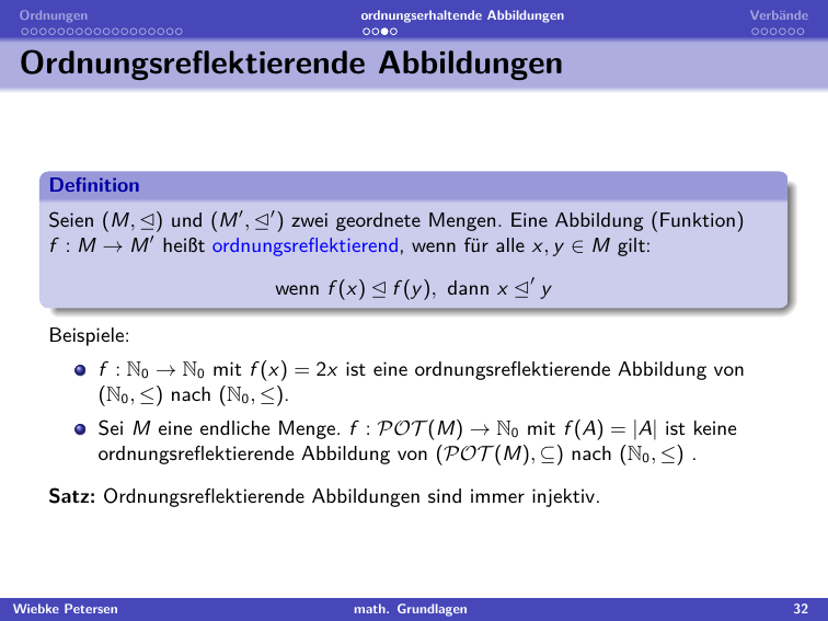 Folie ordnungsreflektierend