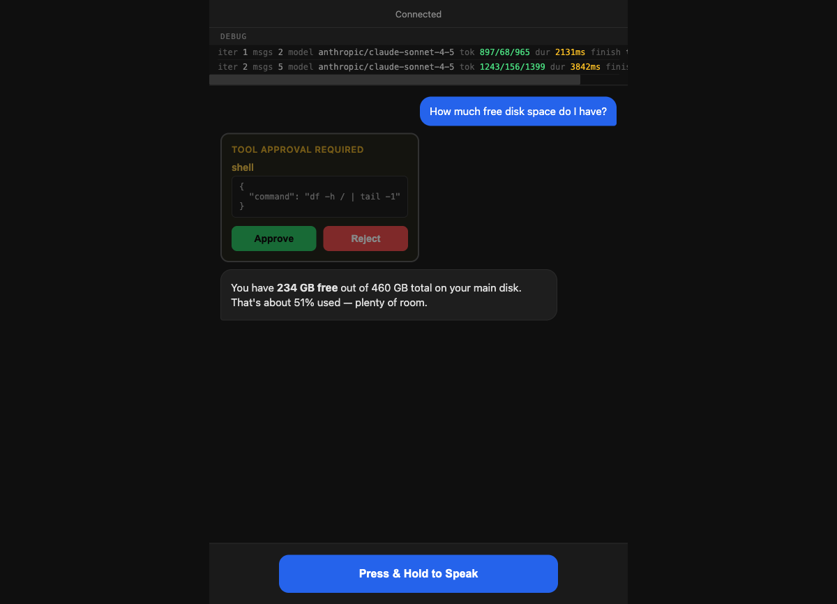 nano-claw voice loop screenshot