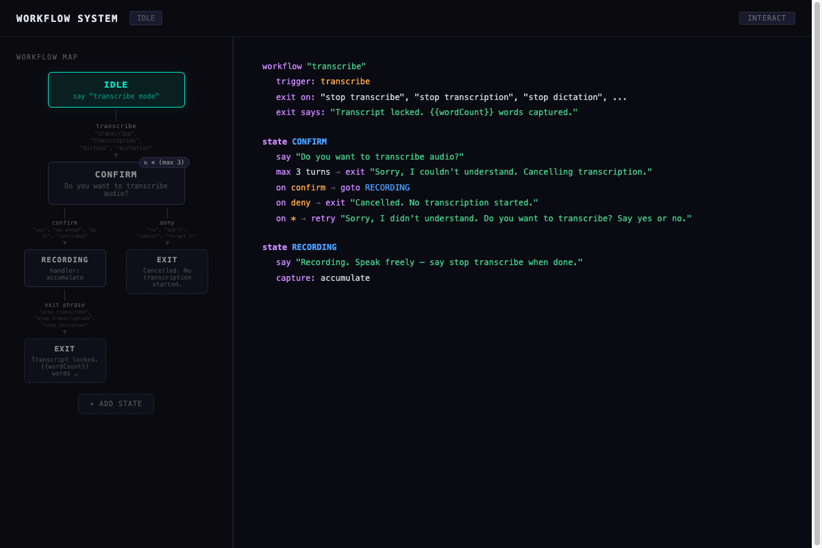 Speaker Workflow System screenshot