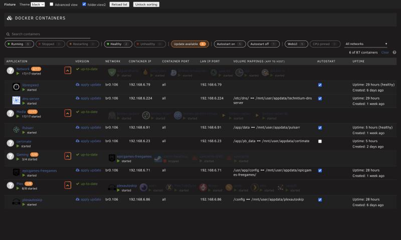 Update available, black theme