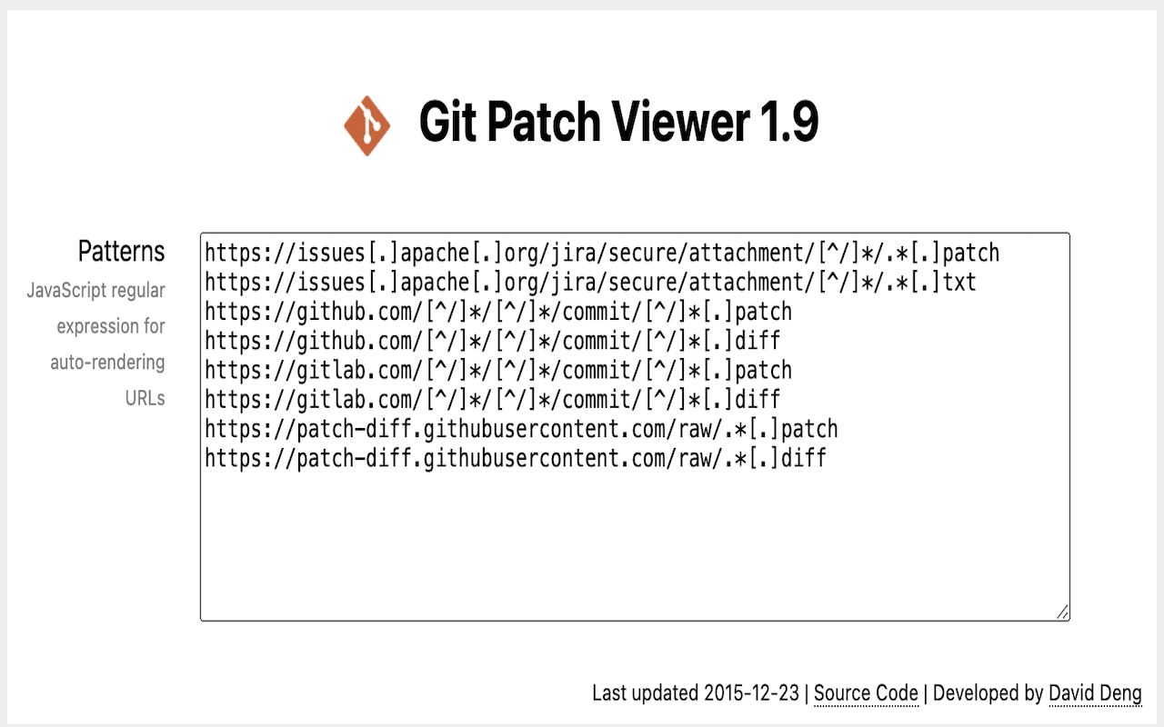 Git Patch Viewer